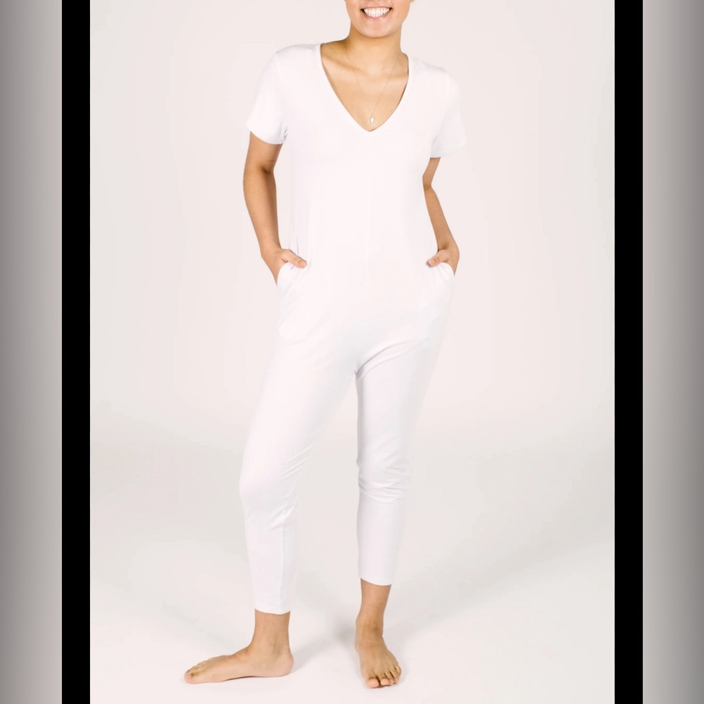 Smash + Tess white Sunday romper